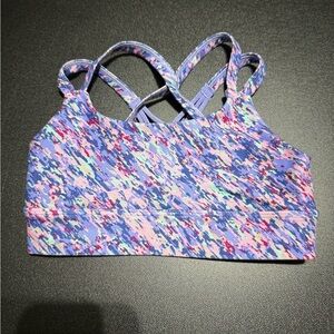 Freely Colorful Kids Sports Bra